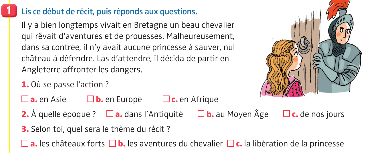 Énoncé imprimé de l'exercice bescherelle-maxi/6e-1/1