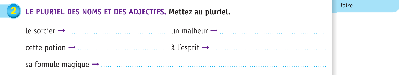 Énoncé imprimé de l'exercice chouette-dictees/6e-E1/2
