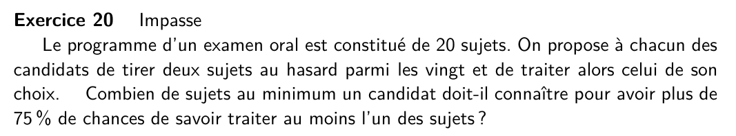 Énoncé imprimé de l'exercice math-max-spe/II/20