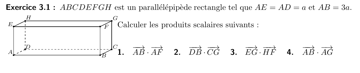 Énoncé imprimé de l'exercice prepas-sciences/3/1